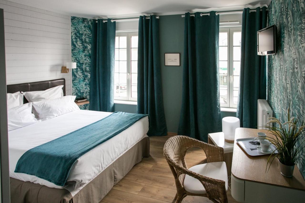 Le Cotentin Appart'Hotels & Restaurant Le Cot' Portbail Eksteriør billede