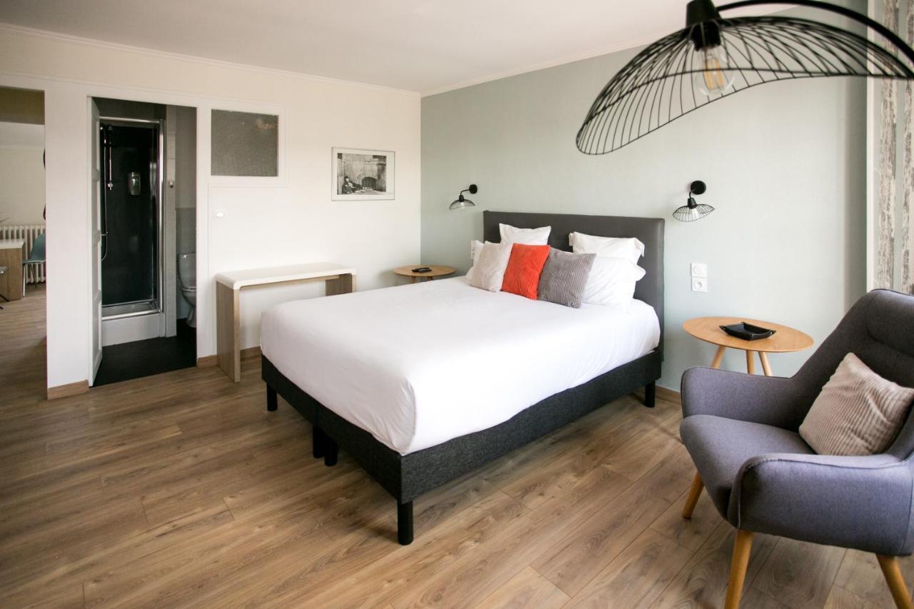 Le Cotentin Appart'Hotels & Restaurant Le Cot' Portbail Eksteriør billede