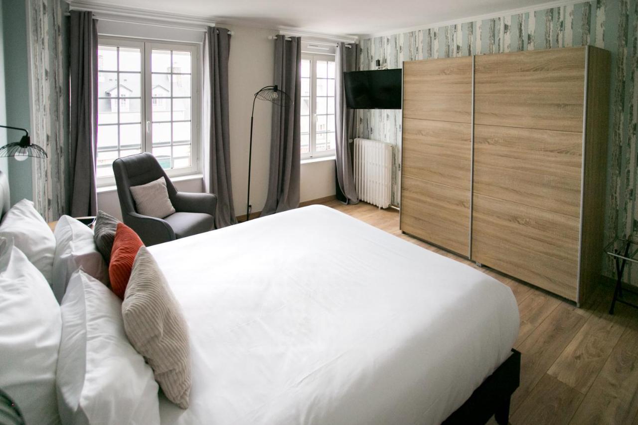 Le Cotentin Appart'Hotels & Restaurant Le Cot' Portbail Eksteriør billede